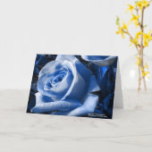Blue Passion uit de Blue Series Kaart (Gele Bloem)