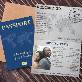 Blue Passport Jamaica Bestemming Bruiloft Programma