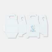 Blue Pastel Elephant Favoriet Box Bedankdoosjes (Uitgevouwen)