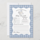 Blue Pastel Little Boo Ghost Advice for Baby Card Kaart (Voorkant)