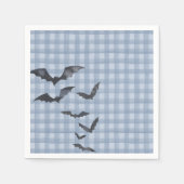 Blue Pastel Little Boo Ghost Birthday Dessert Servet (Voorkant)