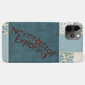 Blue Patchwork telefoonhoesje Case-Mate iPhone Case