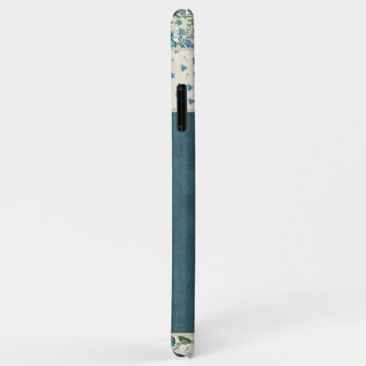 Blue Patchwork telefoonhoesje Case-Mate iPhone Case (Achterkant/rechts)