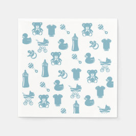 Blue Pattern-Baby shower Servet