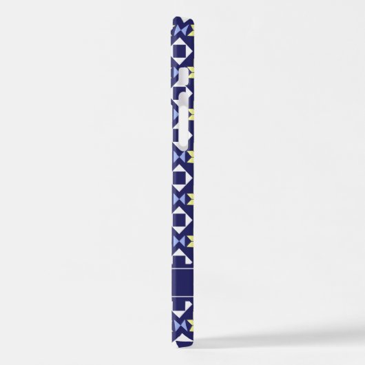 Blue Pattern iPhone Hoesje (Linkerkant)