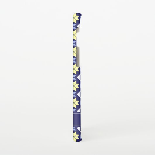 Blue Pattern Samsung Galaxy Hoesje (Linkerkant)