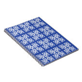 Blue patterned Classic notitieboek (Rechterzijde)