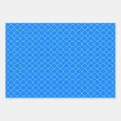 Blue Patterned Inpakpapier Vel (Voorkant 2)