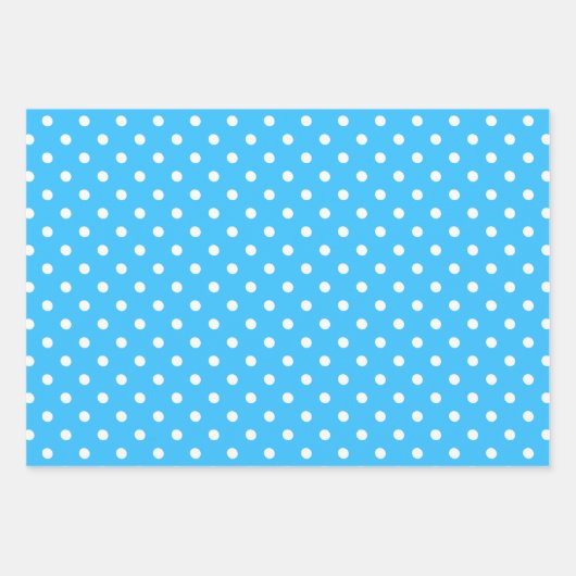 Blue Patterned Inpakpapier Vel (Voorkant)