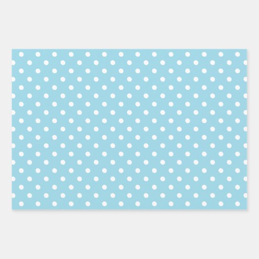 Blue Patterned Inpakpapier Vel (Voorkant)