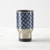 Blue Patterned Travel Mug Reisbeker (Center)