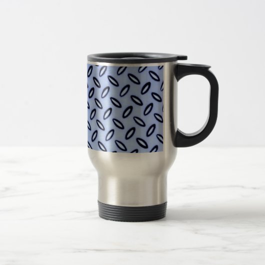 Blue Patterned Travel Mug Reisbeker (Rechts)