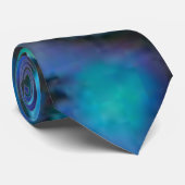 Blue Paua Abalone Shell Mannen Stropdas (Opgerold)