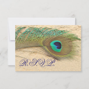 Blue Pauw RSVP kaarten standaard 3,5 x 5 Kaartje