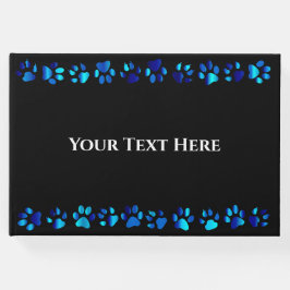 Blue Paw Prints - Gastenboek