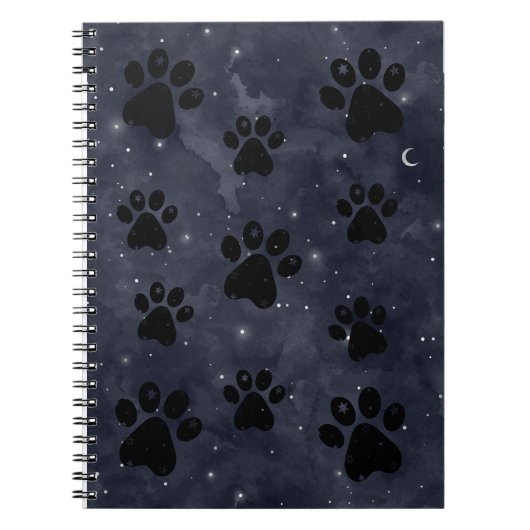 Blue Paw Sterren Notitieboek (Voorkant)