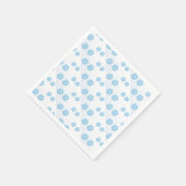 Blue Paws - Standaard Cocktail Papieren servetten (Hoek)