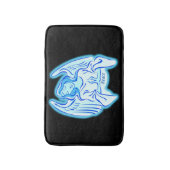 Blue Peace Angel Bath Mat (Voorkant Verticaal)