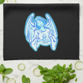Blue Peace Angel Kitchen Towel Theedoek (Gevouwen)