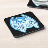 Blue Peace Angel-Onderzetters Bier Onderzetter (Linkerzijde)