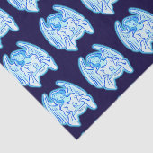 Blue Peace Angel Tissue Paper Tissuepapier (Detail)