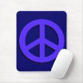 Blue Peace Mousepad Muismat (Met muis)