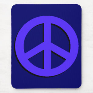 Blue Peace Mousepad Muismat