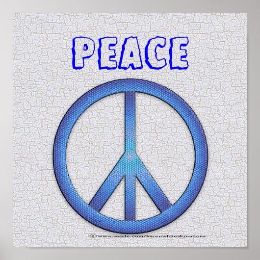 Blue Peace Poster (Voorkant)