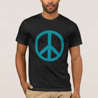Blue Peace Sign-producten T-shirt