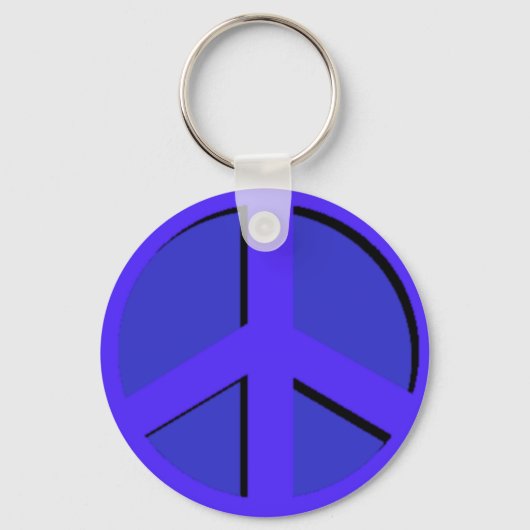 Blue Peace Sleutelhanger (Voorkant)