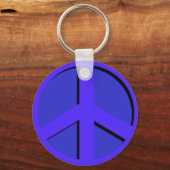 Blue Peace Sleutelhanger (Voorkant)