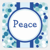 Blue Peace Stickers (Voorkant)