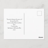 Blue Peaceful Coastal Nautical Seaside Cottages  Briefkaart (Achterkant)