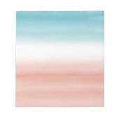 Blue Peach Ombre Notitieblok (Voorkant)