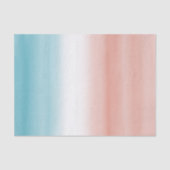 Blue Peach Ombre Tissuepapier (Voorkant)