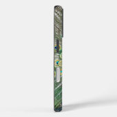 Blue Peacock Feather Plumage Case-Mate iPhone Case (Achterkant / Rechts)