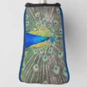 Blue Peacock Feather Plumage Golfheadcover (Draai 90)