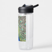 Blue Peacock Feather Plumage Waterfles (Links)