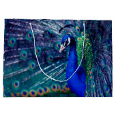 Blue Peacock Large Cadeautasje (Achterkant)
