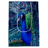 Blue Peacock Medium Cadeauzakje (Achterkant)