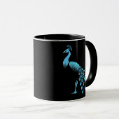 Blue Peacock Mok (Voorkant rechts)