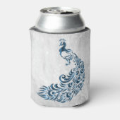 Blue Peacock persoonlijke Koelbox Blikjeskoeler (Blikje Achterkant)