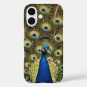 Blue Peacock Phone Case (Achterkant)
