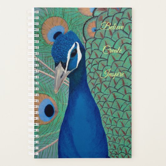 Blue Peacock Planner (Voorkant)