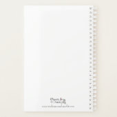 Blue Peacock Planner (Achterkant)