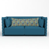 Blue Peacock Plumage Photo Pattern Lichaamskussen