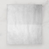 Blue Peacock Reception Place Card Plaatskaartje (Binnenkant ongevouwen)