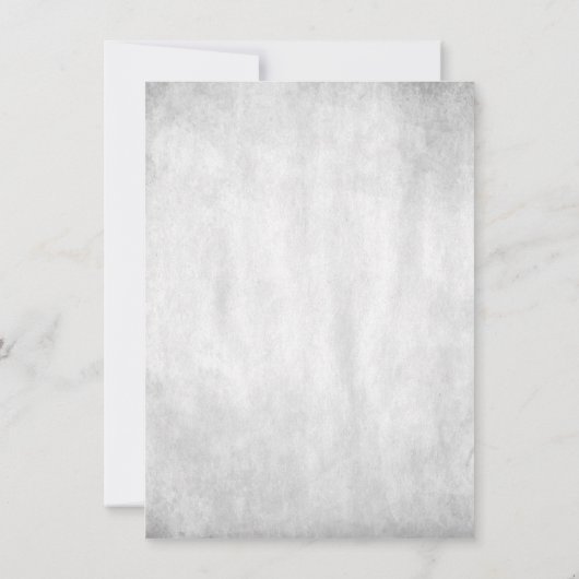 Blue Peacock Rehearsal Dinner Invitation Kaart (Achterkant)