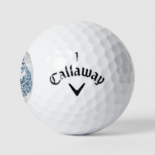 Blue Peacock Specialized Golf Balls Golfballen (Logo)
