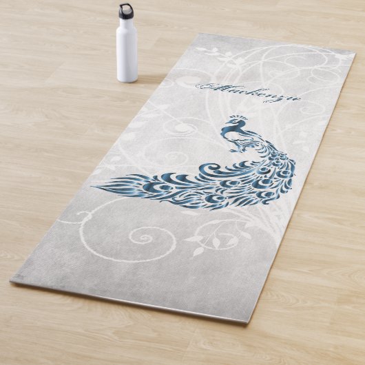 Blue Peacock Specialized Yoga Mat (In situ)